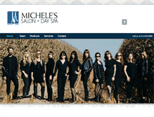 Tablet Screenshot of michelessalon.com